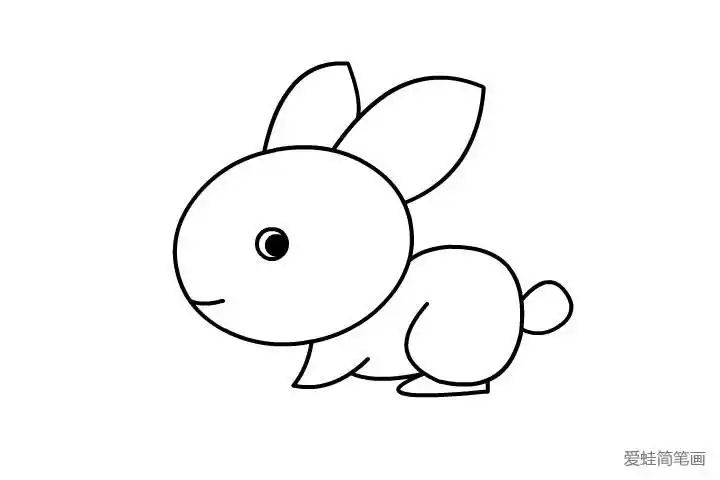 小兔子简笔画步骤