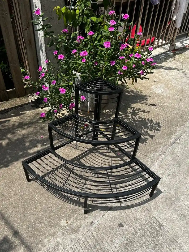 91铁线款铁艺花架,艺术与实用的完美结合.选用精致钢材,高温 - 抖音
