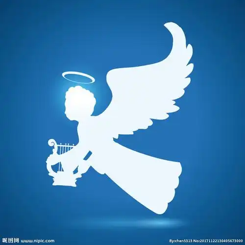 小天使翅膀可爱素材背景图片