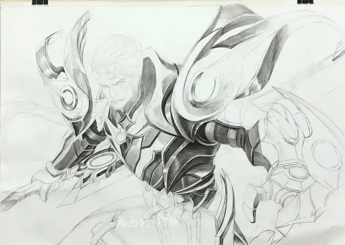 王者荣耀素描凯