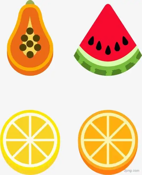 动漫水果png素材透明免抠图片装饰效果
