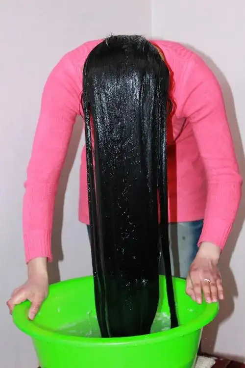 剪下东北姑娘乌黑顺滑的美丽长发-北京(face)-059#(9)