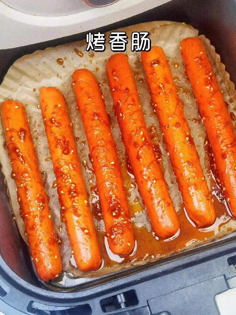 空气炸锅烤香肠一口能连续吃5根