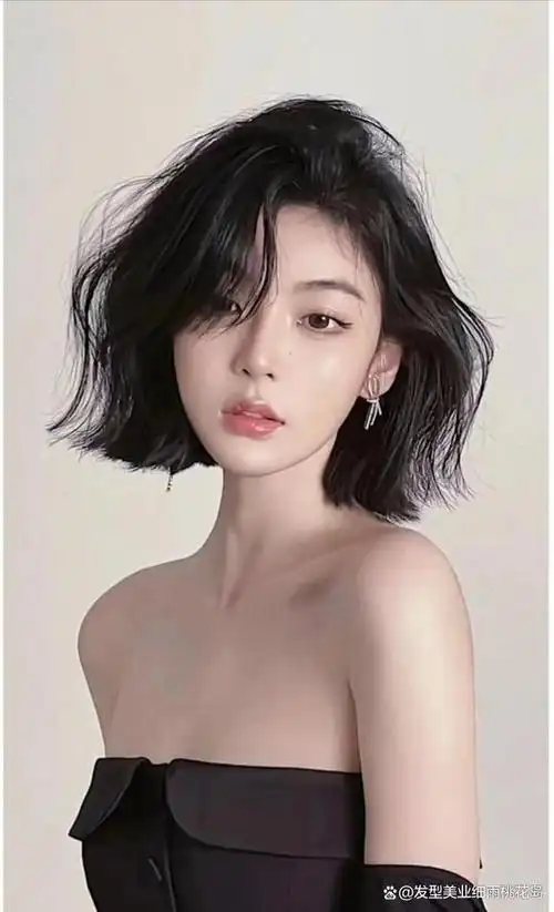 网红短发发型,减龄时尚,不挑脸型,打造出清新浪漫的风格.