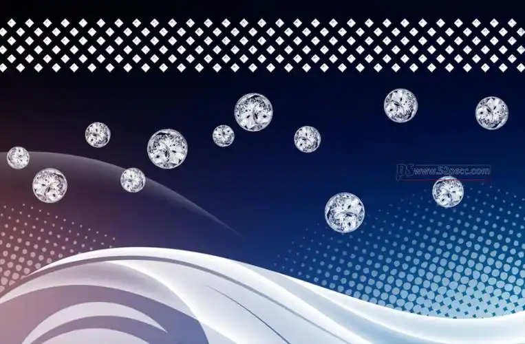 procreate钻石笔刷 ps钻石装饰素材 photoshop镶钻笔刷