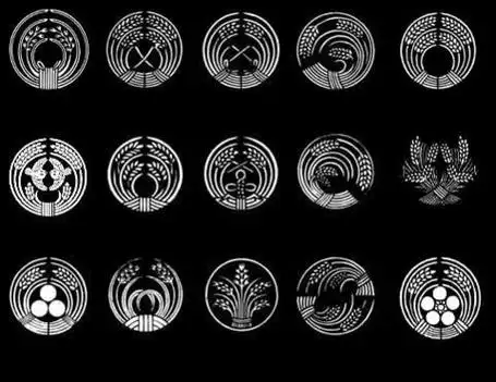 日本家纹图腾符号