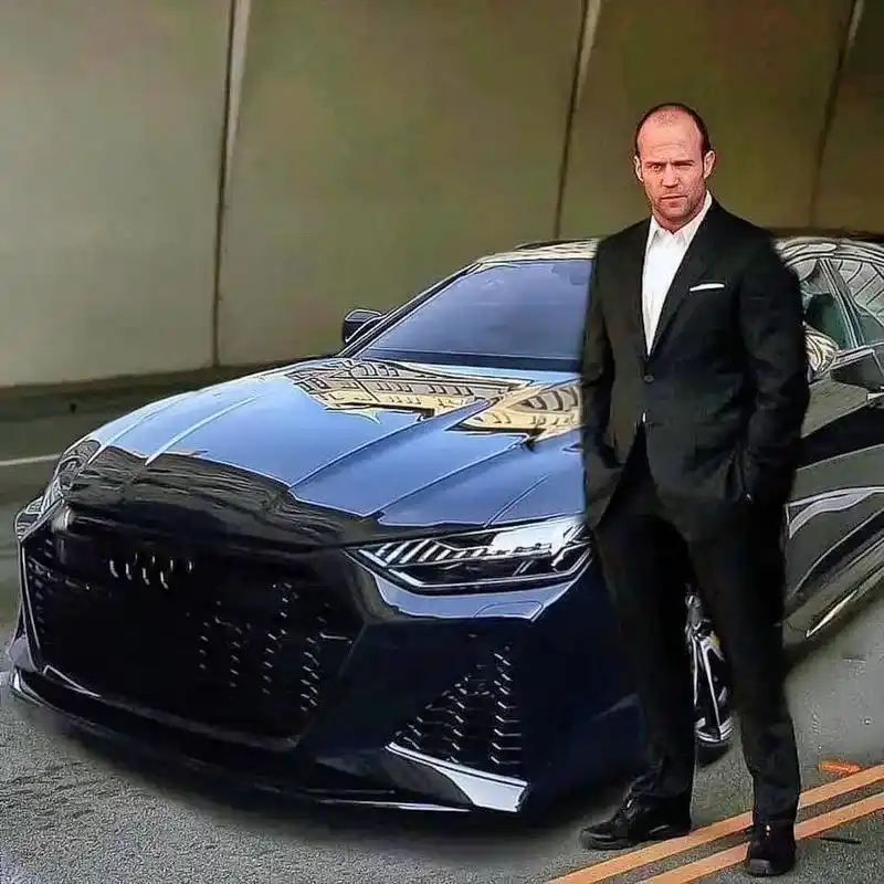 硬汗杰森斯坦森配奥迪rs7帅爆了!真怕他把我放进车尾箱98# - 抖音