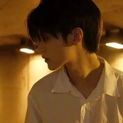 高清暖色调复古港风男生头像图片