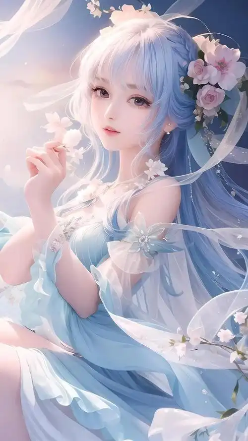 横竖屏-古风类电脑ai绘画图集动漫卡通二次元穿搭手机高清壁纸|二次元