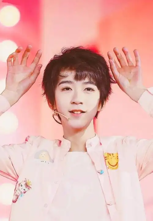 贺峻霖的颜值真的很可以!有种小奶狗的可爱和软萌,简约风格超赞