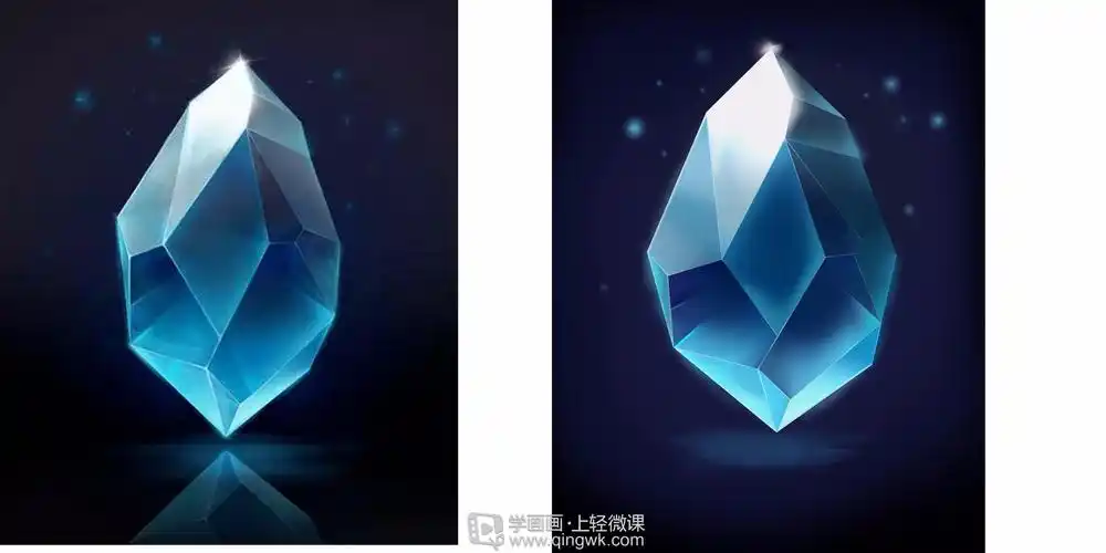 动漫插画基础宝石质感练习