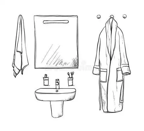 卫生间怎么画简笔画