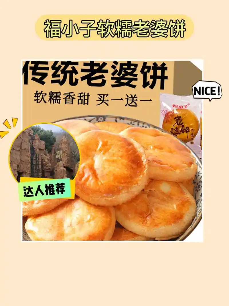 我的福小子老婆饼整箱软糯广东 - 抖音