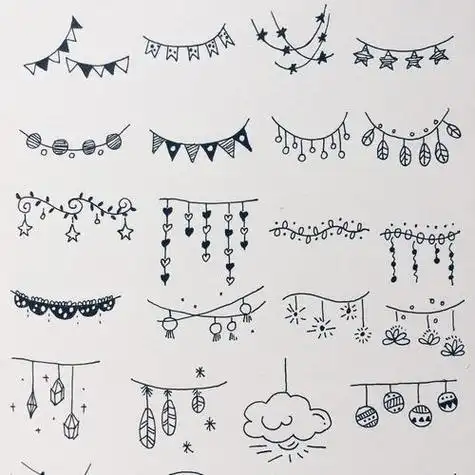 简笔画装饰图案小