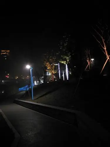 带你看永寿路边中山河畔天人桥傍夜景