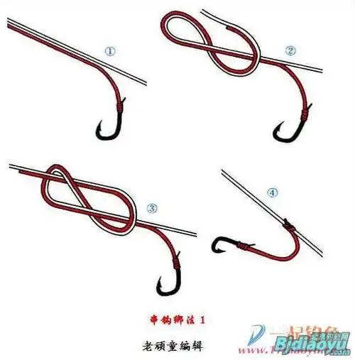 【精】各种鱼线鱼钩绑法与接法(新手必看)