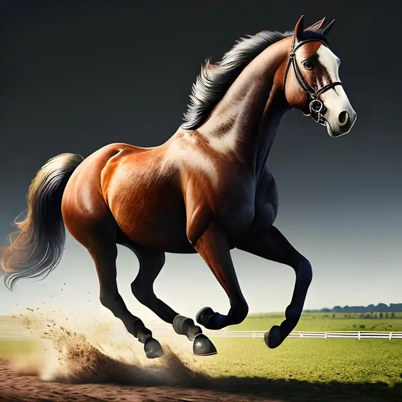 一匹奔腾的骏马,在辽阔的大地上飞奔(二)