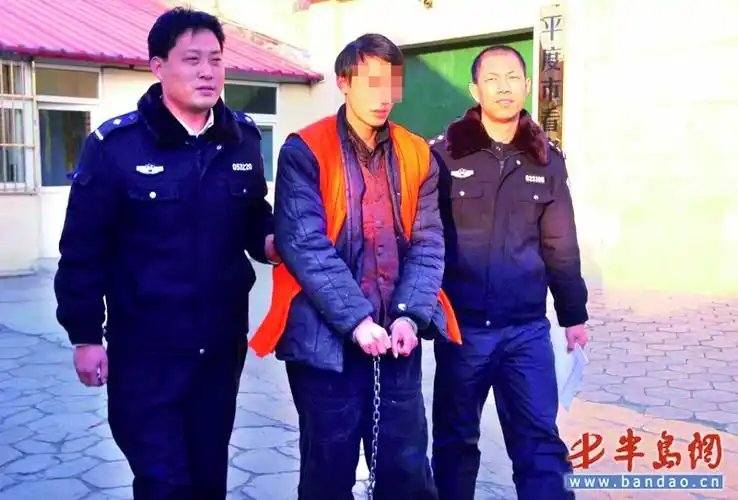 民警提审犯罪嫌疑人谢某.