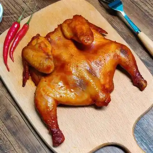 立信蜜汁品包半成冷冻全鸡子鸡奥尔良童子扒鸡整鸡