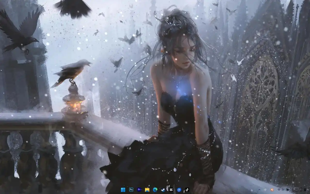 wallpaper #电脑壁纸分享 1.wlop冰公主