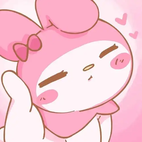 美乐蒂卡通少女心微信头像