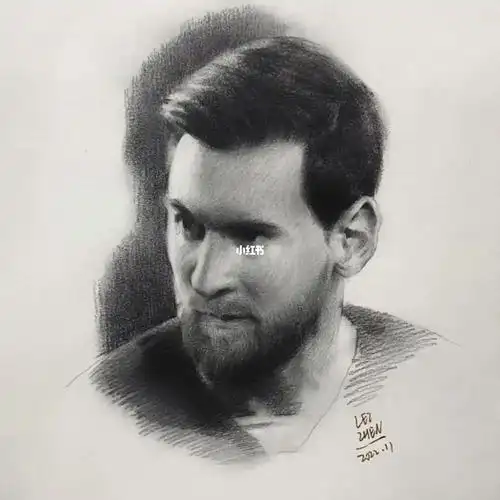 梅西  #世界杯  #足球  #素描  #素描头像  #画画  #绘画  #畫畫