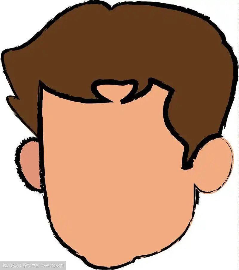 没有头像的男性头像