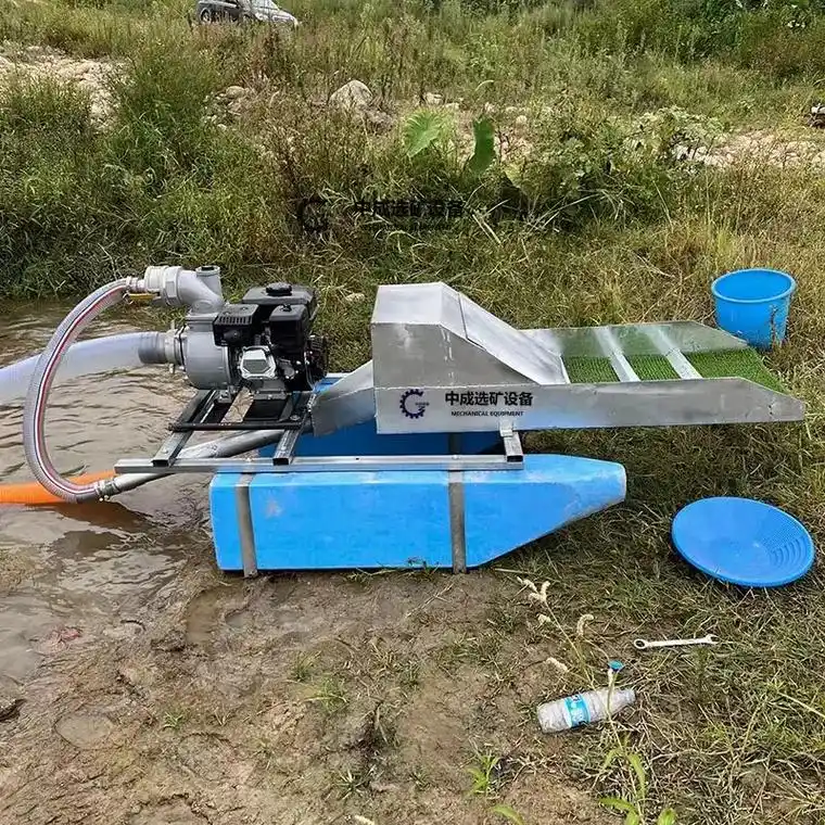 虹吸式汽油淘金船便携式汽油淘金机微型自吸.#好剧推荐 #专业 - 抖音