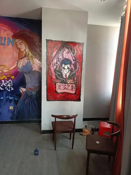 墙绘  一定要把技术练好,像我这种新手,1200块钱花了这么多,而且还不