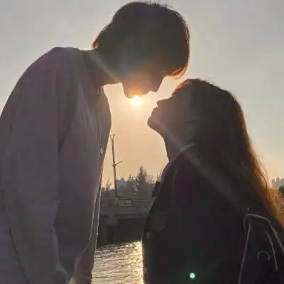 高清好看的ins超火真人情头图片,情侣头像图片