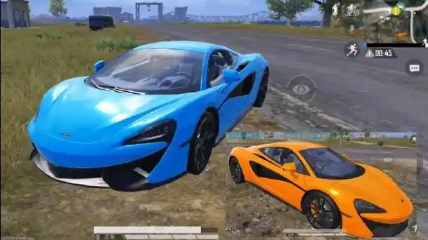 和平精英一车币的迈凯伦跑车皮肤实战效果