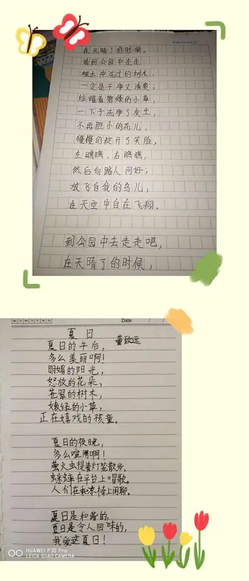 轻叩诗歌的大门 领悟纯真的美善——第三小学四年级