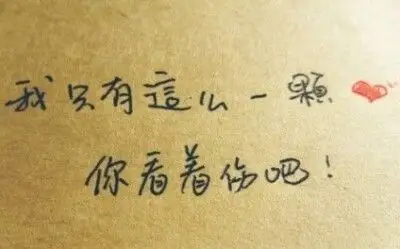 我的心就一颗你看着伤吧