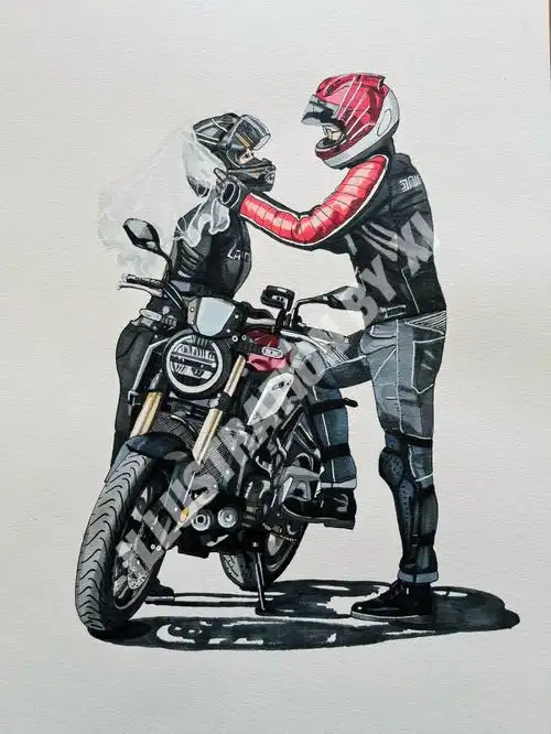 手绘机车本田cb650r系列合集