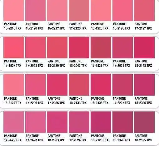 收下这份杭州周边赏花地图打卡pantone色卡上所有的粉色