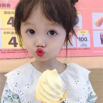 嘟嘴小女孩头像超萌可爱图片 可爱小女孩头像萌图片