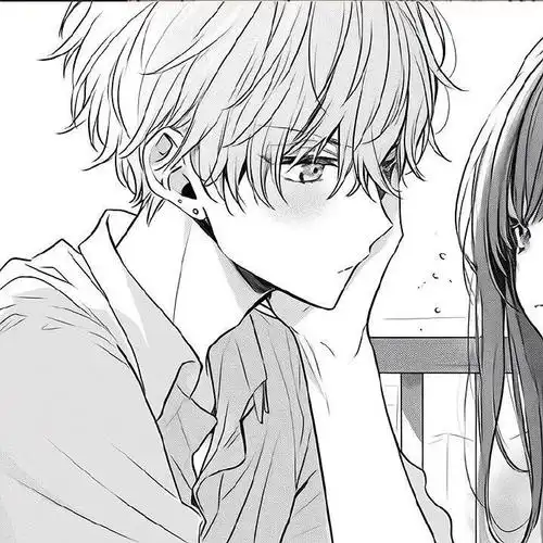 有点甜363436373039黑白动漫情侣头像