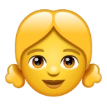 下载"女孩" emoji高清大图 - emoji表情大全,emoji百科