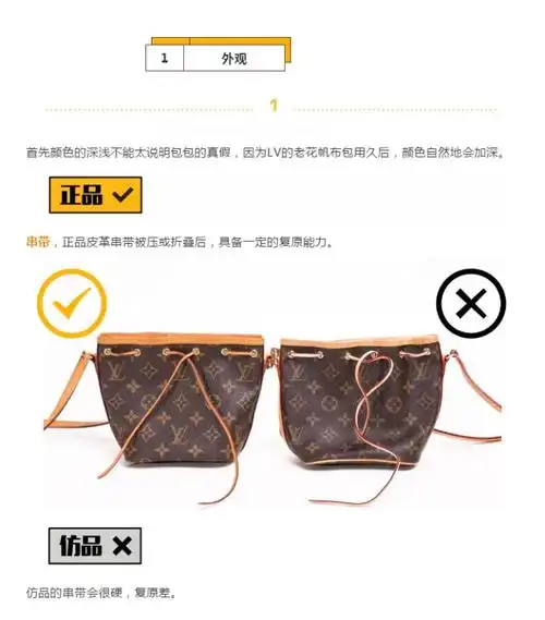 路易威登鉴定lv水桶包nanonoe真伪鉴定干货