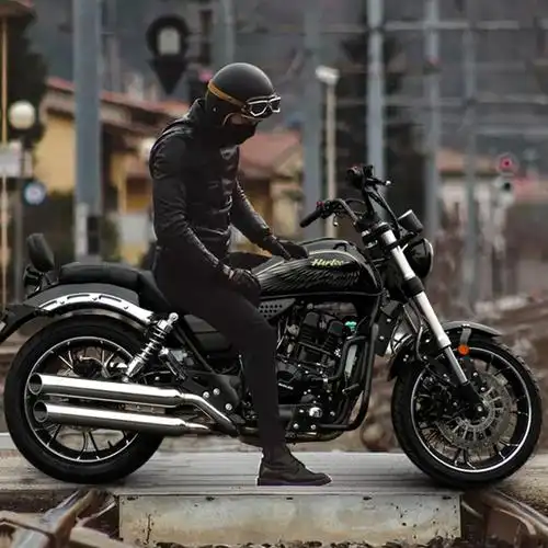 太子摩托车复古重机机车美式巡航电喷双缸水冷摩托车整车