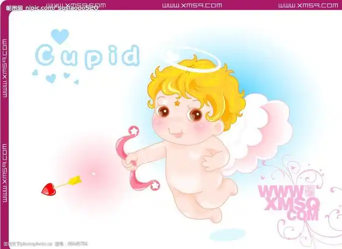 关键词:天使宝宝 可爱的小天使 矢量人物 儿童幼儿 矢量图库 ai