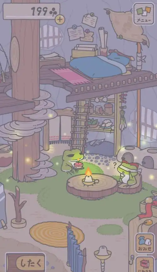 青蛙和它小女友的日常图片旅行青蛙图片