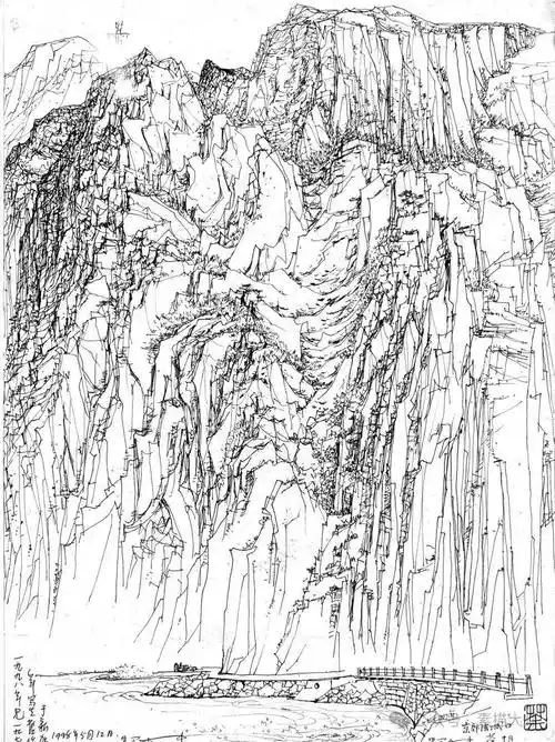 吴冠中速写:笔触间的诗意与灵动