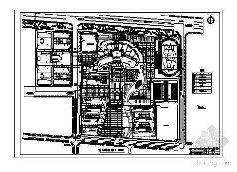 漯河中学新建校区施工图漯河中学新建校区工程总平面建筑图