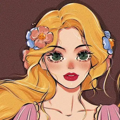 暗黑系迪士尼公主个性头像