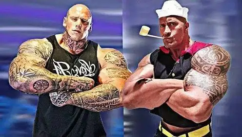 两个健身巨兽 巨石强森vs马丁福特 你看好谁?