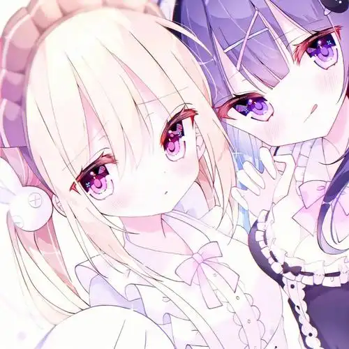 动漫可爱闺蜜头像