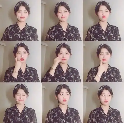 九宫格表情拍照技能get