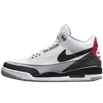aj3藤原浩篮球鞋乔3北卡篮女鞋学生休闲鞋运动鞋白水泥手稿 aj3白手稿