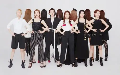 创造101的选手合照